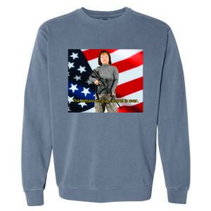 Lily Tang Williams The Debate On Gun Control Is Over Garment-Dyed Sweatshirt