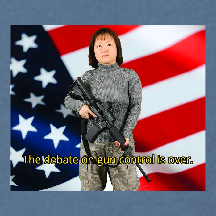 Lily Tang Williams The Debate On Gun Control Is Over Garment-Dyed Sweatshirt