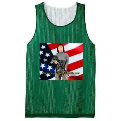 Lily Tang Williams The Debate On Gun Control Is Over Mesh Reversible Basketball Jersey Tank