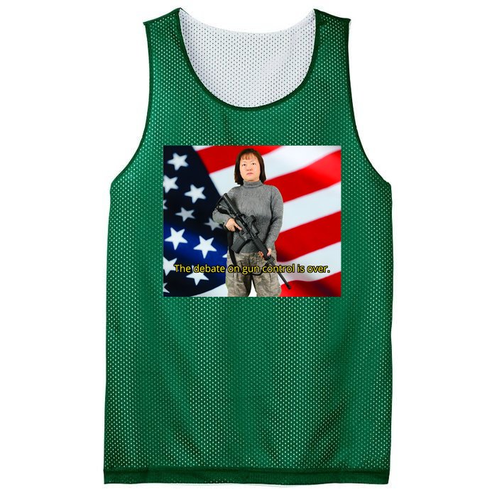 Lily Tang Williams The Debate On Gun Control Is Over Mesh Reversible Basketball Jersey Tank