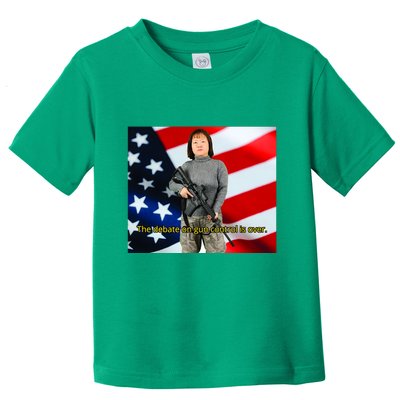 Lily Tang Williams The Debate On Gun Control Is Over Toddler T-Shirt
