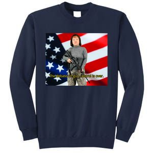 Lily Tang Williams The Debate On Gun Control Is Over Tall Sweatshirt