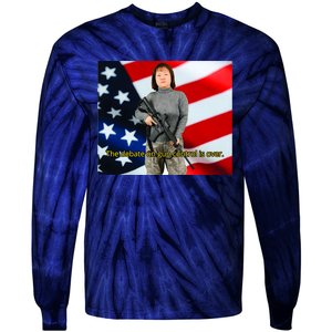 Lily Tang Williams The Debate On Gun Control Is Over Tie-Dye Long Sleeve Shirt