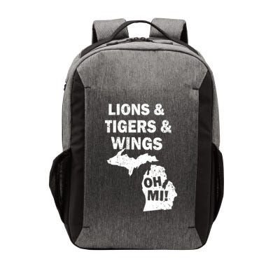 Lions Tigers Wings Oh Mi Vintage Vector Backpack