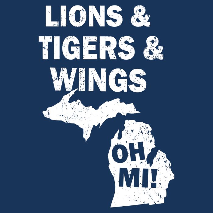 Lions Tigers Wings Oh Mi Vintage Performance Shirt