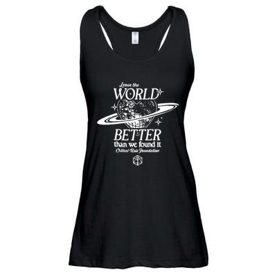 Leave The World Better Than We Found It Critical Role Foundation Ladies Essential Flowy Tank