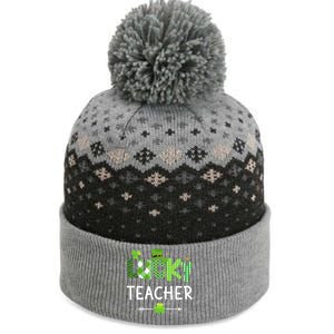 Lucky teacher with shamrock for St Patricks day school The Baniff Cuffed Pom Beanie