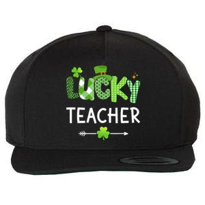 Lucky teacher with shamrock for St Patricks day school Wool Snapback Cap