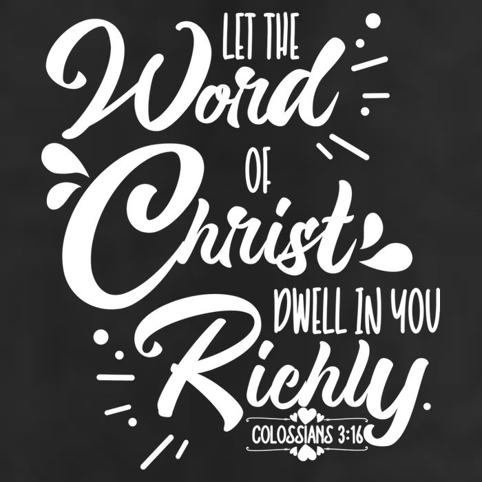 Let The Word Of Christ Dwell In You Richly Bible Beanie
