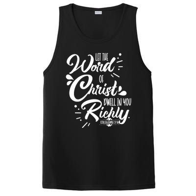 Let The Word Of Christ Dwell In You Richly Bible PosiCharge Competitor Tank