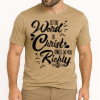 Let The Word Of Christ Dwell In You Richly Bible Cooling Performance Crew T-Shirt