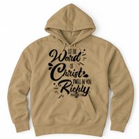 Let The Word Of Christ Dwell In You Richly Bible Hoodie