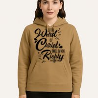 Let The Word Of Christ Dwell In You Richly Bible Hoodie