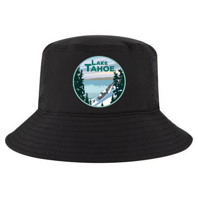 Lake Tahoe Winter Meaningful Gift California Nevada Mountain Gift Cool Comfort Performance Bucket Hat