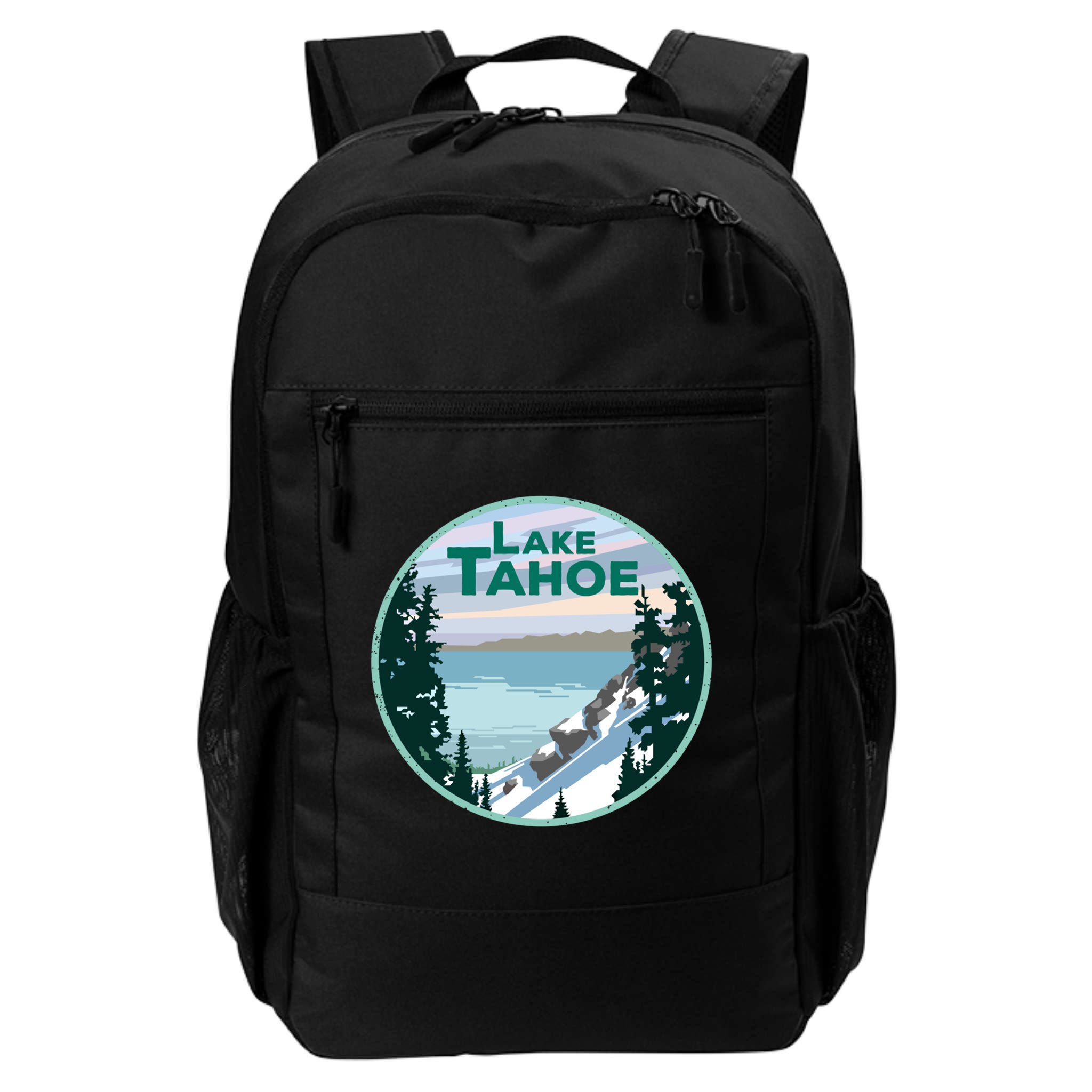 Lake Tahoe Winter Meaningful Gift California Nevada Mountain Gift Backpack