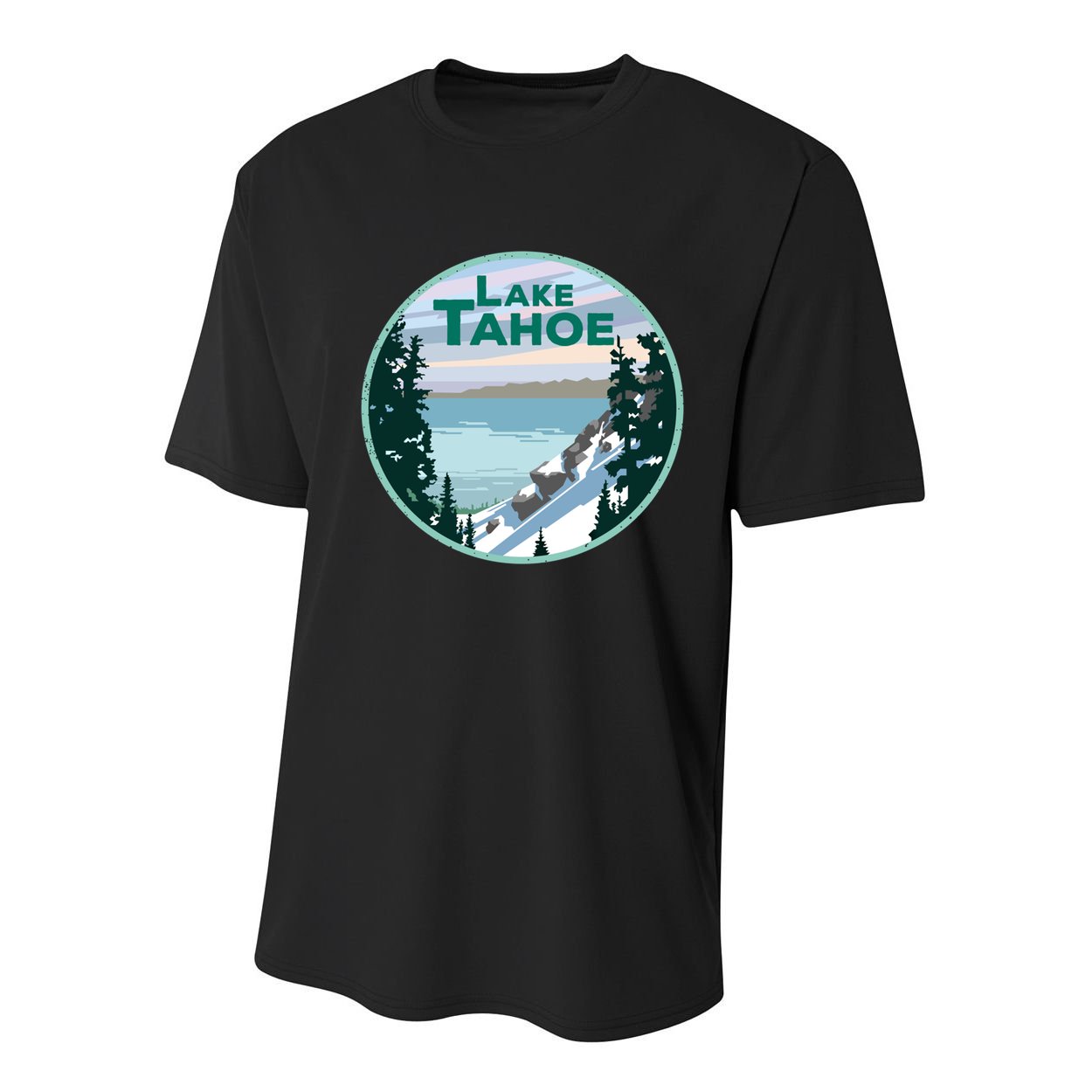 Lake Tahoe Winter Meaningful Gift California Nevada Mountain Gift Youth Performance Sprint T-Shirt