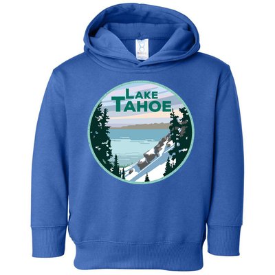 Lake Tahoe Winter Meaningful Gift California Nevada Mountain Gift Toddler Hoodie