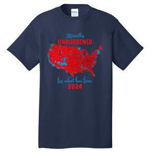 Ly Unburdened 2024 Map Electoral Map Trump Tall T-Shirt