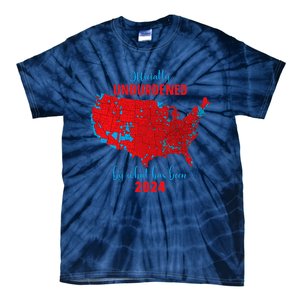 Ly Unburdened 2024 Map Electoral Map Trump Tie-Dye T-Shirt