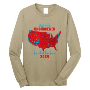 Ly Unburdened 2024 Map Electoral Map Trump Long Sleeve Shirt