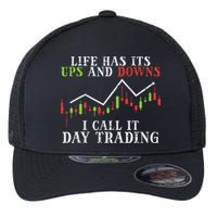 Life Ups And Downs Day Trading Crypto Stock Market Trader Flexfit Unipanel Trucker Cap