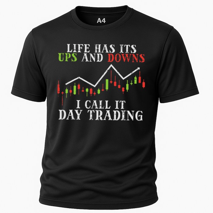 Life Ups And Downs Day Trading Crypto Stock Market Trader Performance Shirt