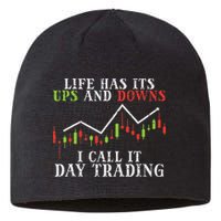 Life Ups And Downs Day Trading Crypto Stock Market Trader Sustainable Beanie