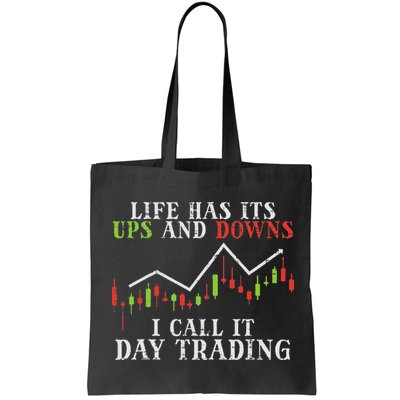 Life Ups And Downs Day Trading Crypto Stock Market Trader Bag
