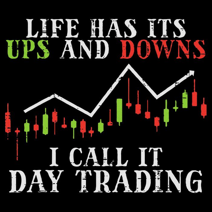 Life Ups And Downs Day Trading Crypto Stock Market Trader Mousepad