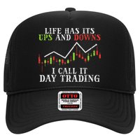 Life Ups And Downs Day Trading Crypto Stock Market Trader Trucker Hat