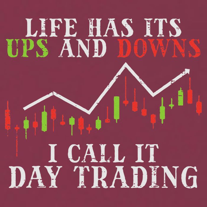 Life Ups And Downs Day Trading Crypto Stock Market Trader 16oz Travel Tumbler
