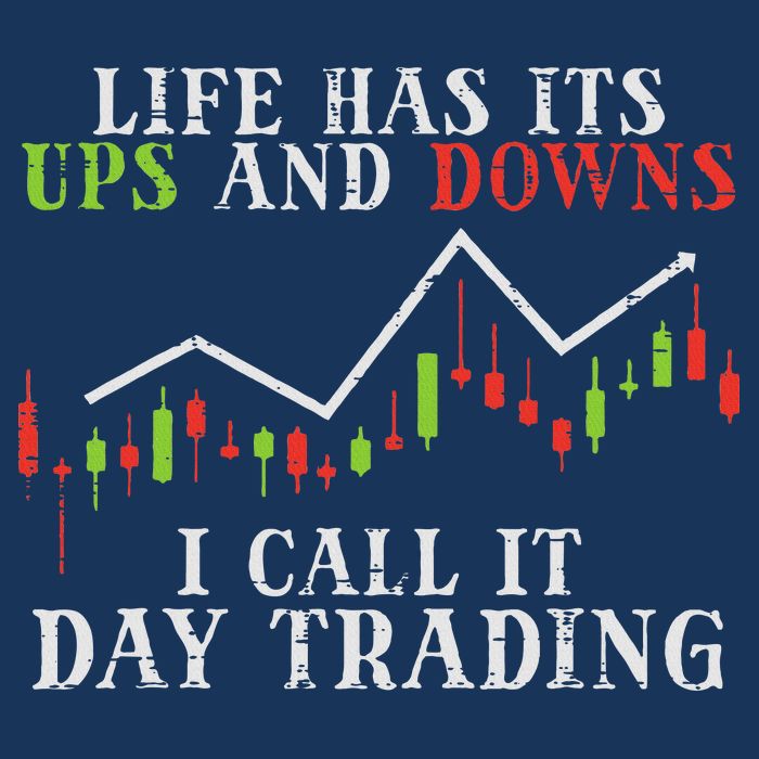 Life Ups And Downs Day Trading Crypto Stock Market Trader Infant Baby Jersey Bodysuit