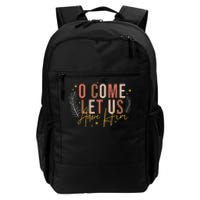 Let Us Adore Him Christian Christmas Daily Commute Backpack