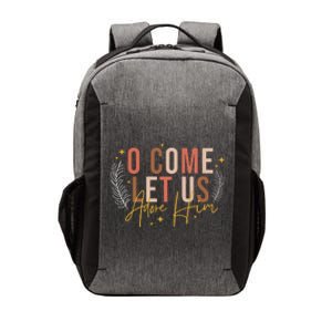 Let Us Adore Him Christian Christmas Vector Backpack