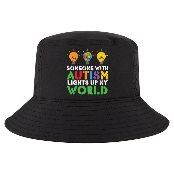 Light Up Autism Puzzle Autism Awareness, Autism Mom Cool Comfort Performance Bucket Hat