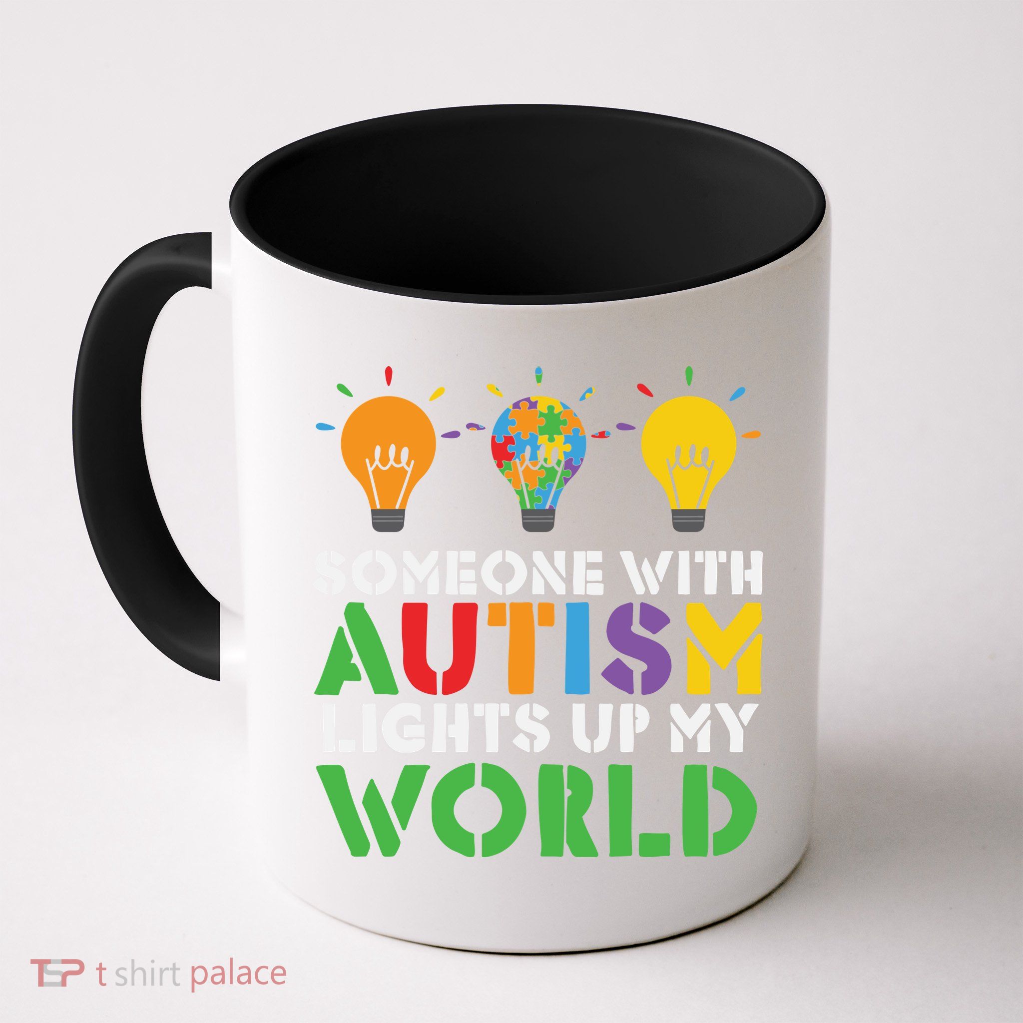 Light Up Autism Puzzle Autism Awareness, Autism Mom Mug