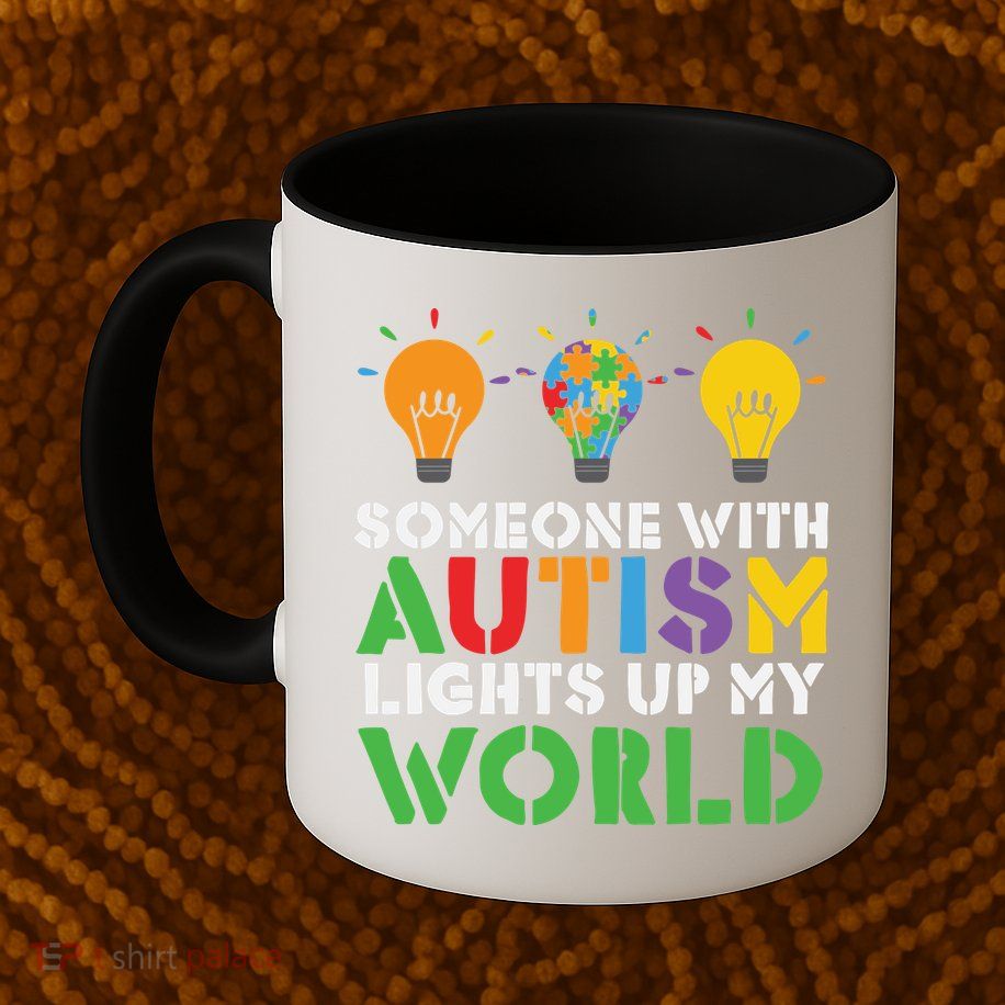 Light Up Autism Puzzle Autism Awareness, Autism Mom Mug