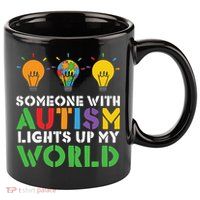 Light Up Autism Puzzle Autism Awareness, Autism Mom 11oz C Handle Ceramic Mug