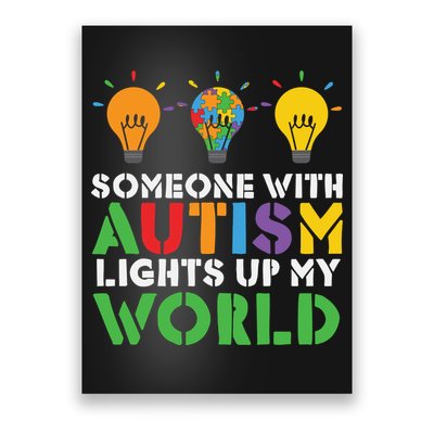 Light Up Autism Puzzle Autism Awareness, Autism Mom Poster