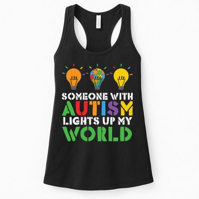 Light Up Autism Puzzle Autism Awareness, Autism Mom Womens Tank Top