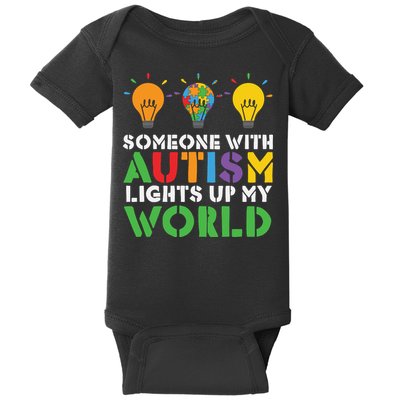 Light Up Autism Puzzle Autism Awareness, Autism Mom Baby Bodysuit