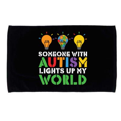 Light Up Autism Puzzle Autism Awareness, Autism Mom Microfiber Hand Towel