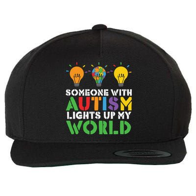 Light Up Autism Puzzle Autism Awareness, Autism Mom Wool Snapback Cap