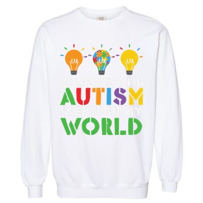Light Up Autism Puzzle Autism Awareness, Autism Mom Garment-Dyed Sweatshirt