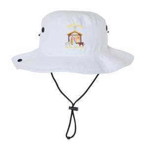 Let Us Adore Him Christmas Advent Nativity Scene North Gift Legacy Cool Fit Booney Bucket Hat