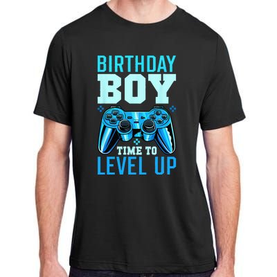 Level Up Birthday Matching Gamer Party Classic Fit Black Adult ChromaSoft Performance T-Shirt