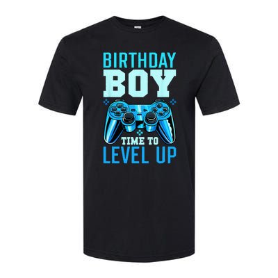 Level Up Birthday Matching Gamer Party Classic Fit Black Softstyle® CVC T-Shirt