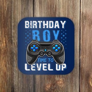 Level Up Birthday Boy Gamer Classic Fit Coaster