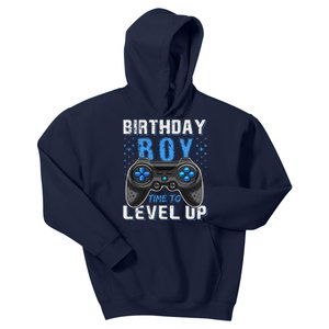 Level Up Birthday Boy Gamer Classic Fit Kids Hoodie