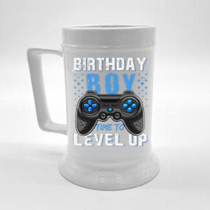 Level Up Birthday Boy Gamer Classic Fit Beer Stein